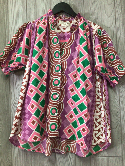 Mille Resort & Travel Marnie Blouse Size Small